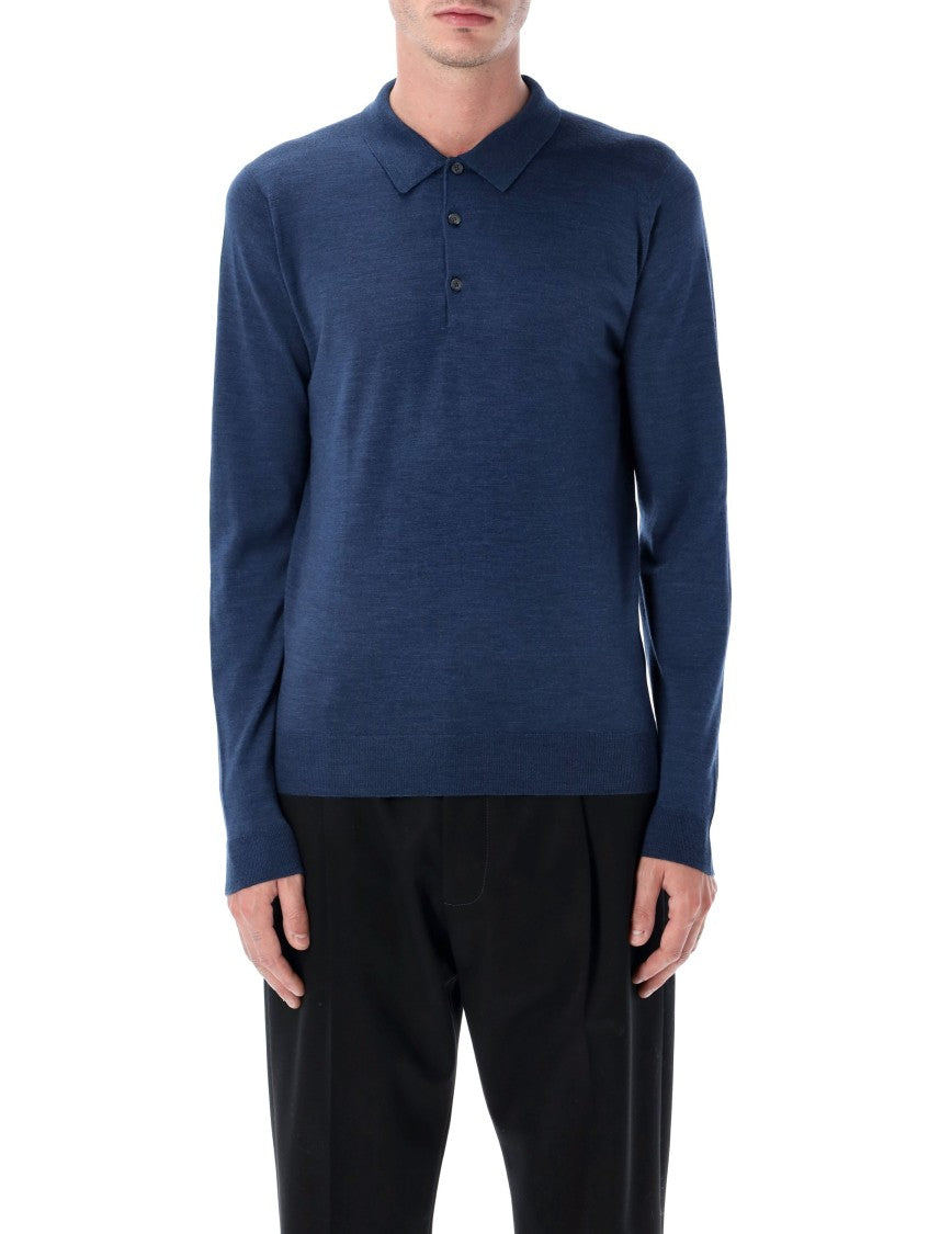 John Smedley Belper Extra Fine Merino Wool Polo Shirt