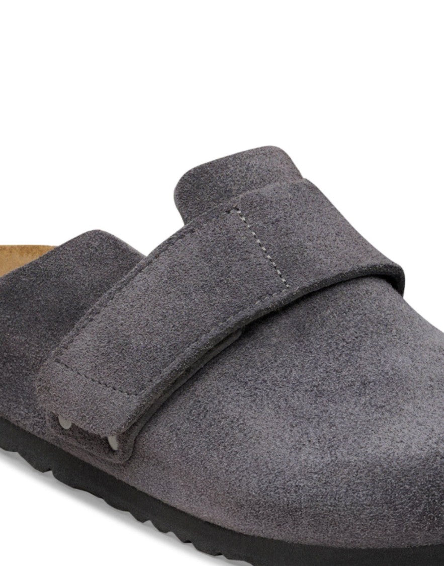 Birkenstock Arizona Big Buckle Charcoal Leather Sandals