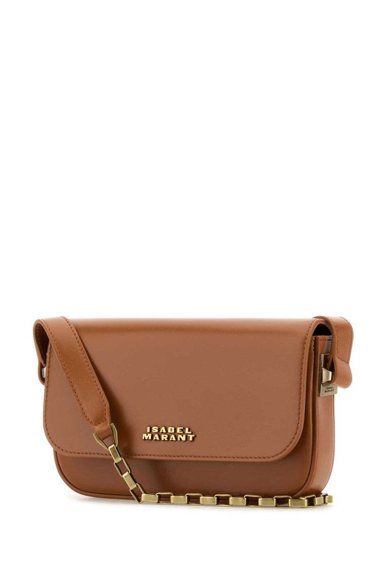 Isabel Marant Caramel Leather Lizza Shoulder Bag