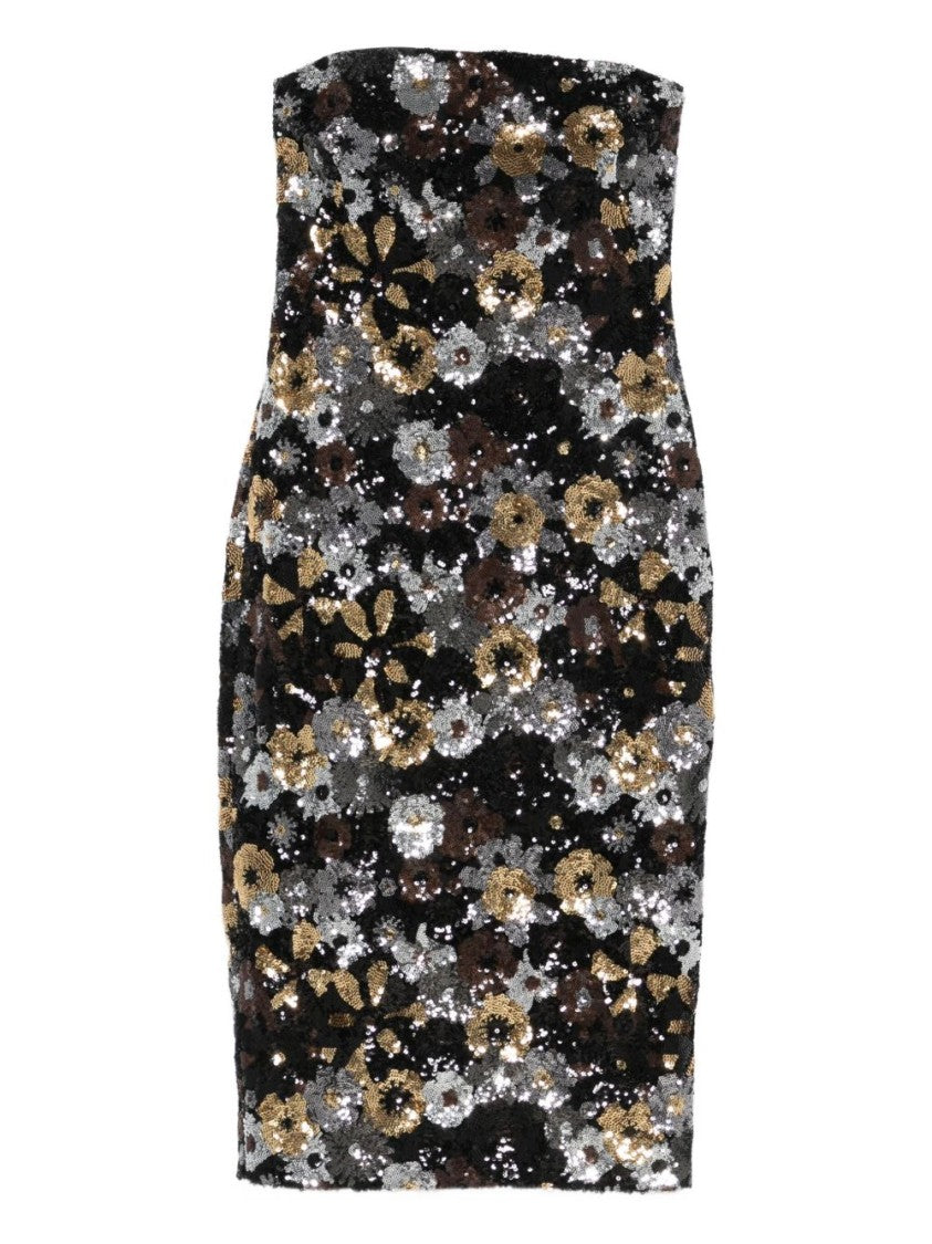 Max Mara Strapless Midi Dress