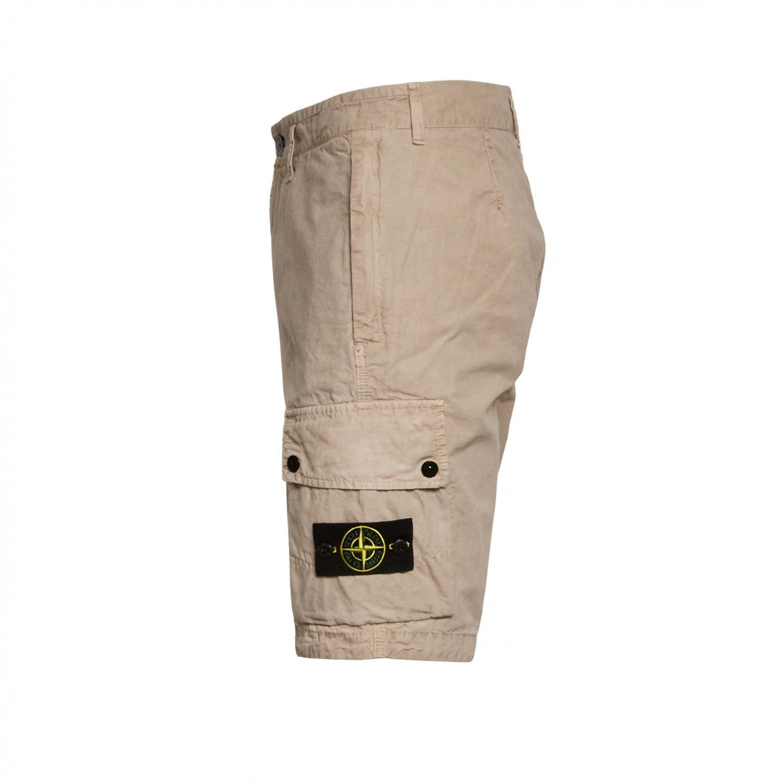 Stone Island Canvas Old Effect Multi-Pocket Shorts