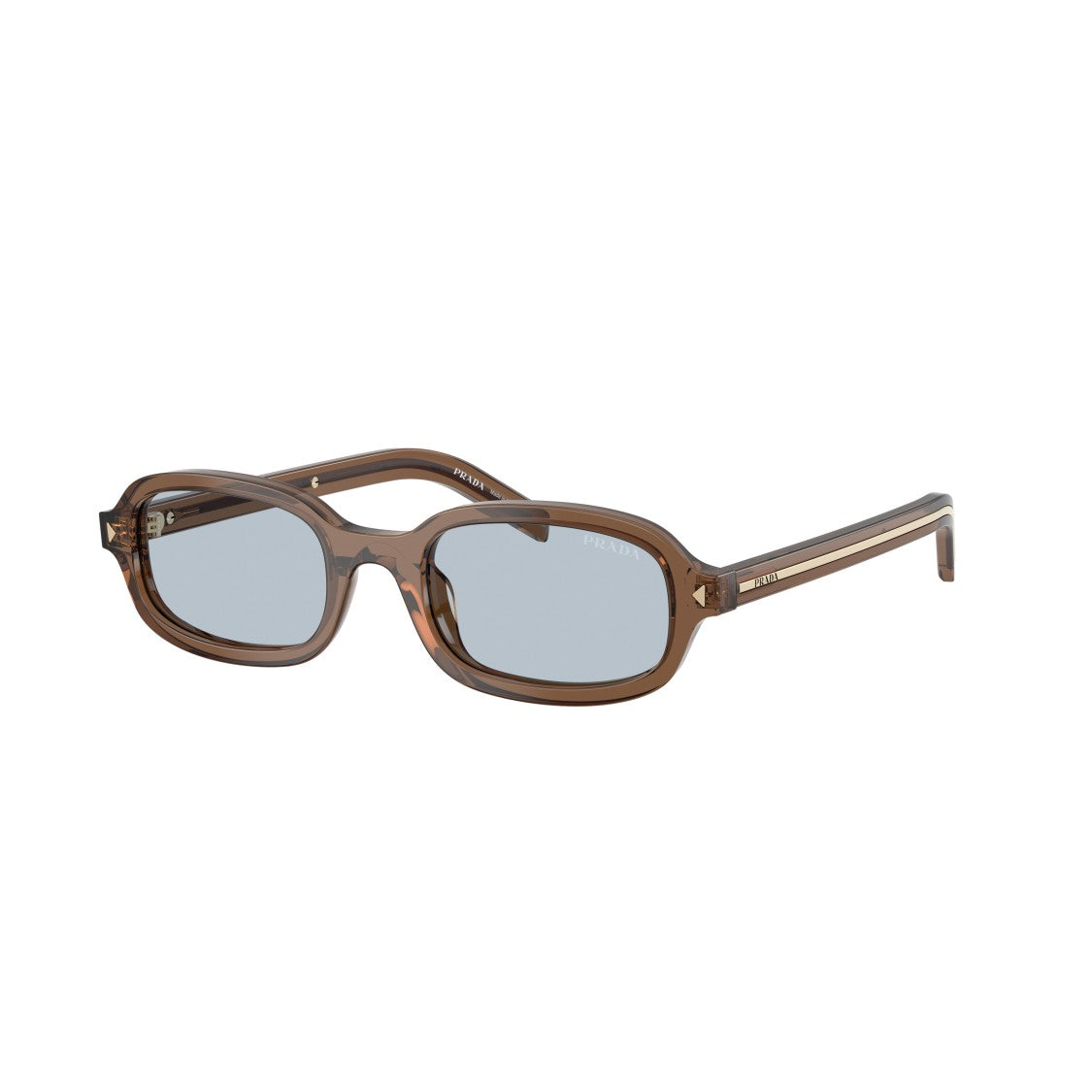 Prada 0Pr D06s Translucent Acetate Sunglasses With Grey Lenses