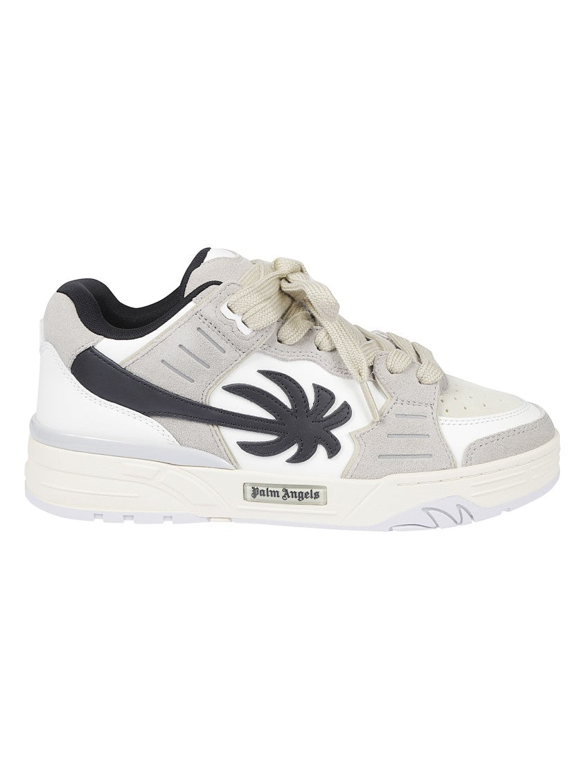 Palm Angels Low-Top Sneakers With Suede Panels