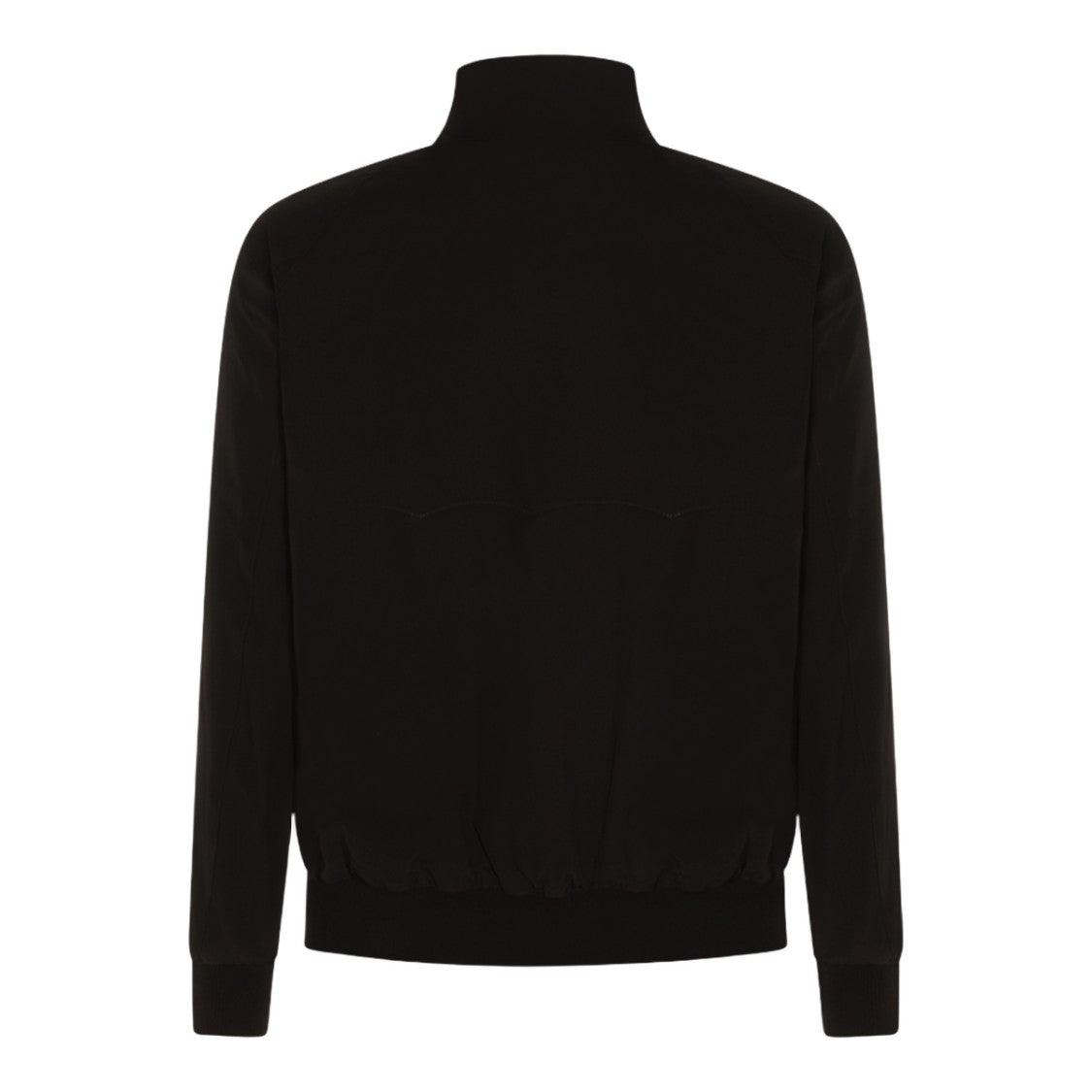 Baracuta Fitted Black Jacket With High Collar