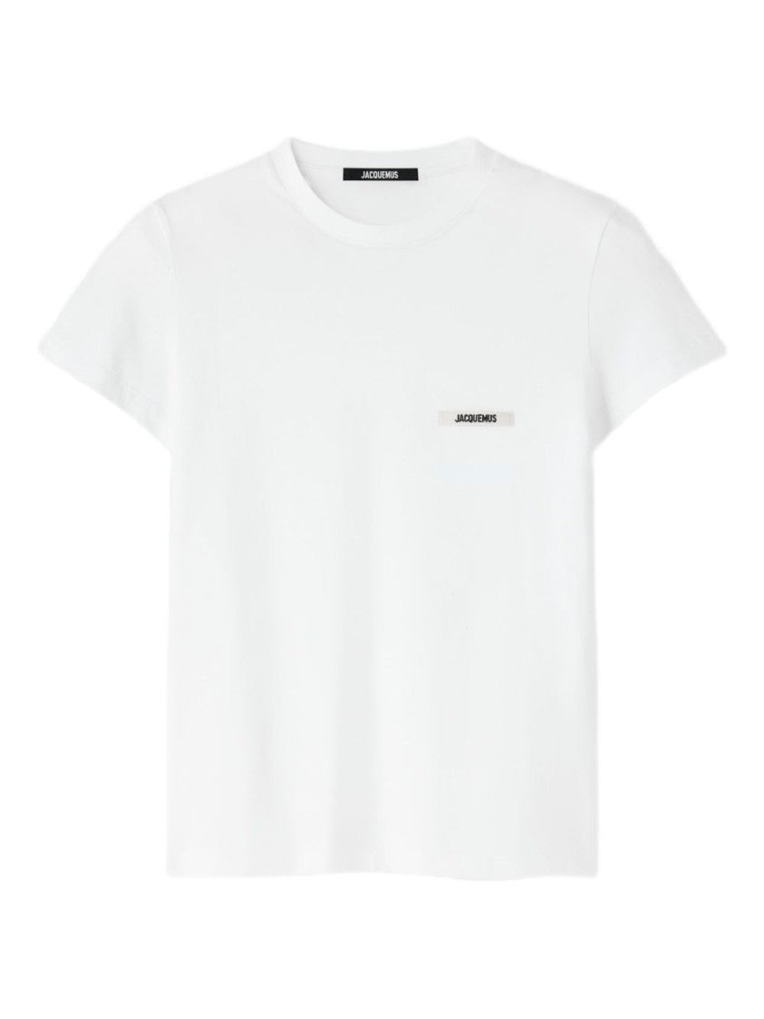 Jacquemus Silk And Nylon Draped Neck Top