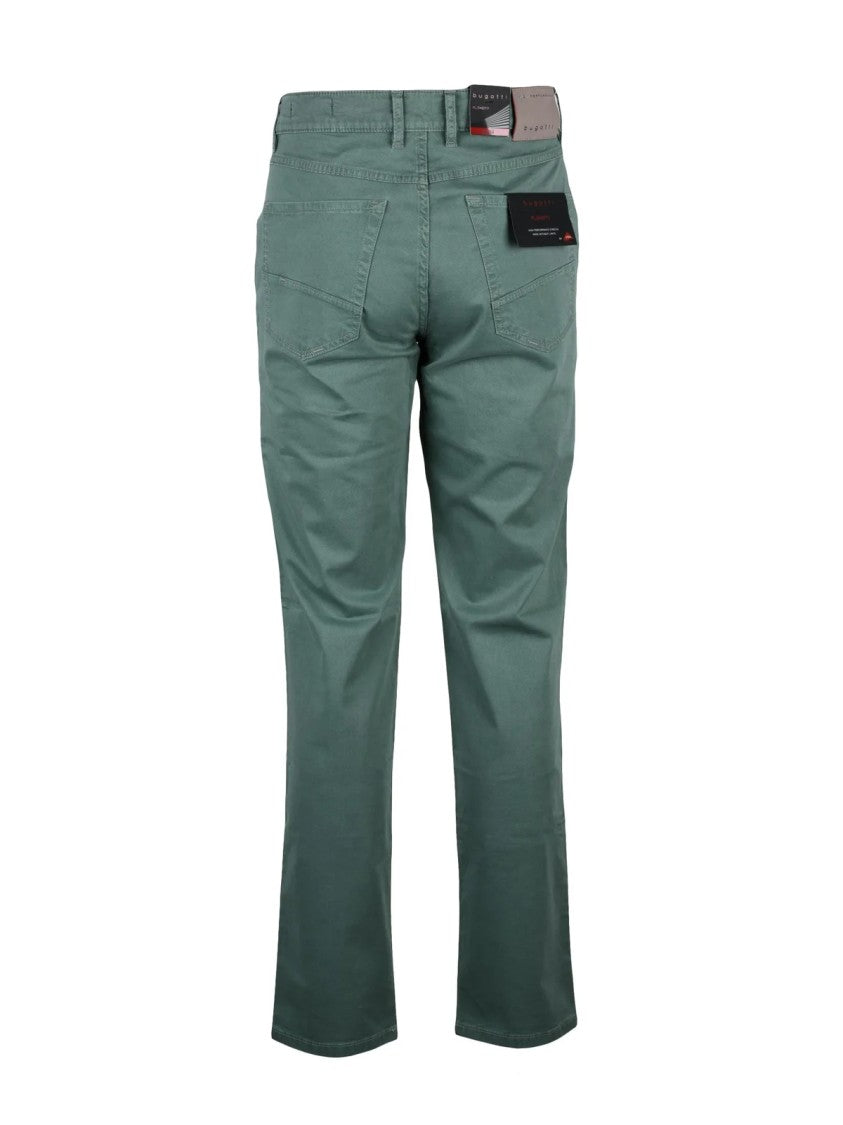 Bugatti Straight-Leg Trousers In Technical Fabric Blend