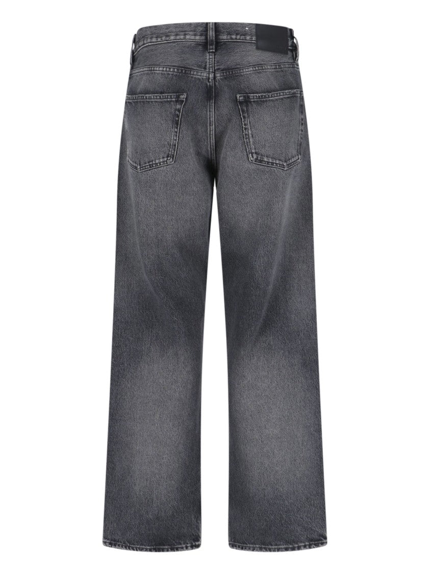 Sunflower Straight-Cut Black Jeans With Timeless Design