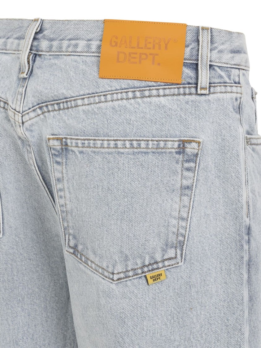 Gallery Dept. Wide-Leg Light Blue Jeans With Classic Five-Pocket Design
