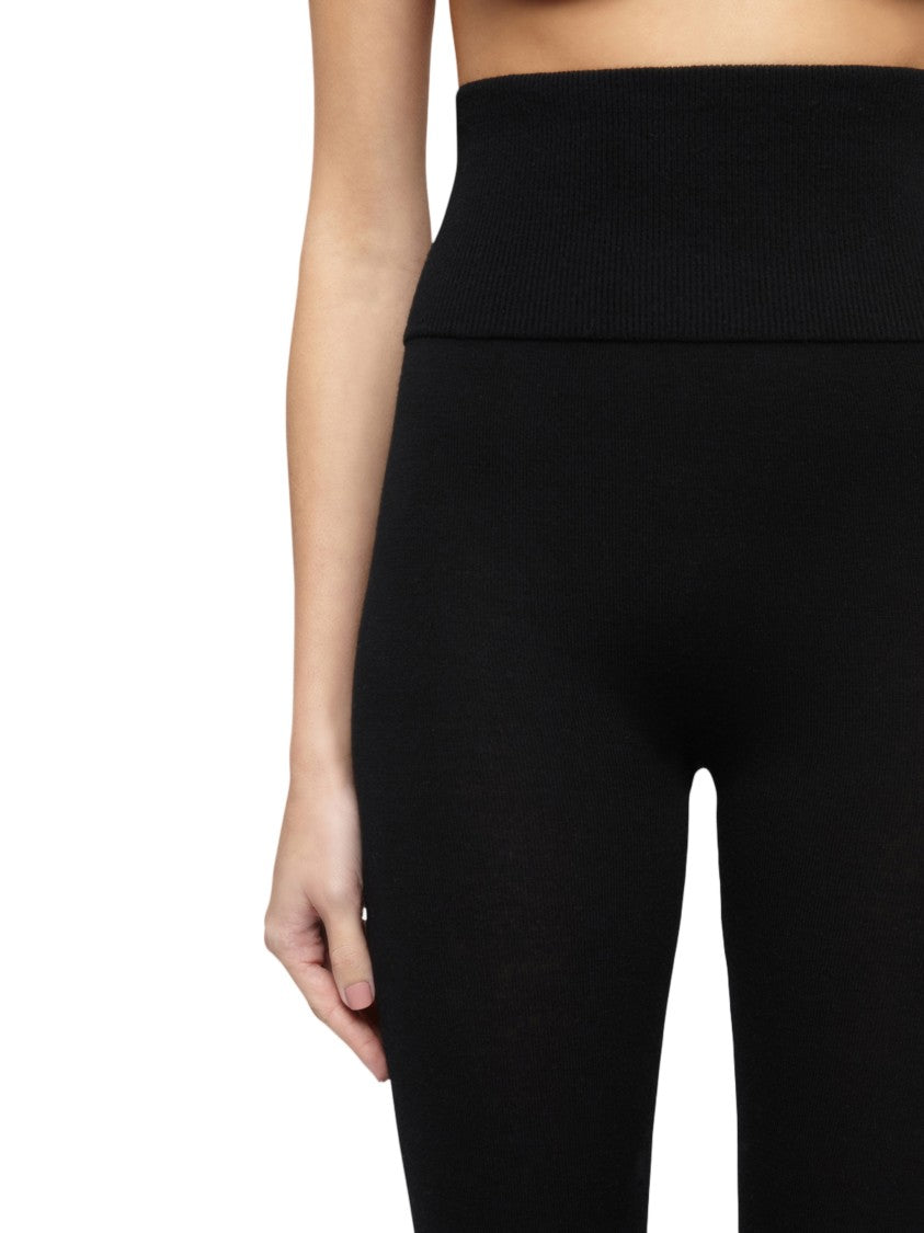 Wolford Form-Fitting High-Waist Wool Ford Leggings