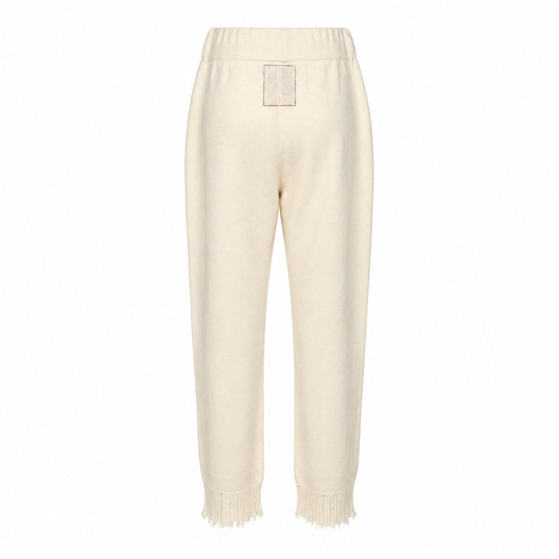 Uma Wang Relaxed Fit Fringed Hem Drawstring Straight-Leg Pants