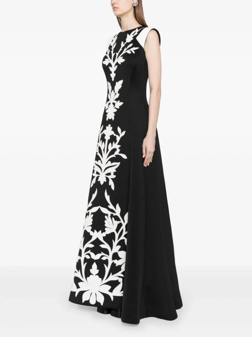 Saiid Kobeisy Neoprene Dress With Matching Embroidery