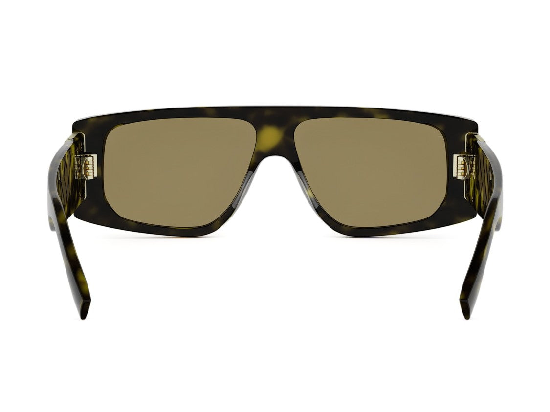Fendi Fe40214u Oversized Square Tortoiseshell Sunglasses