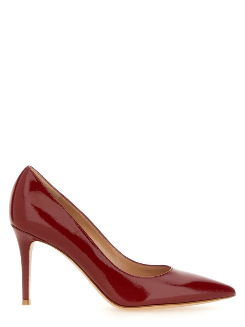 Gianvito Rossi Gianvito 85 Glossy Lamb Leather Pumps