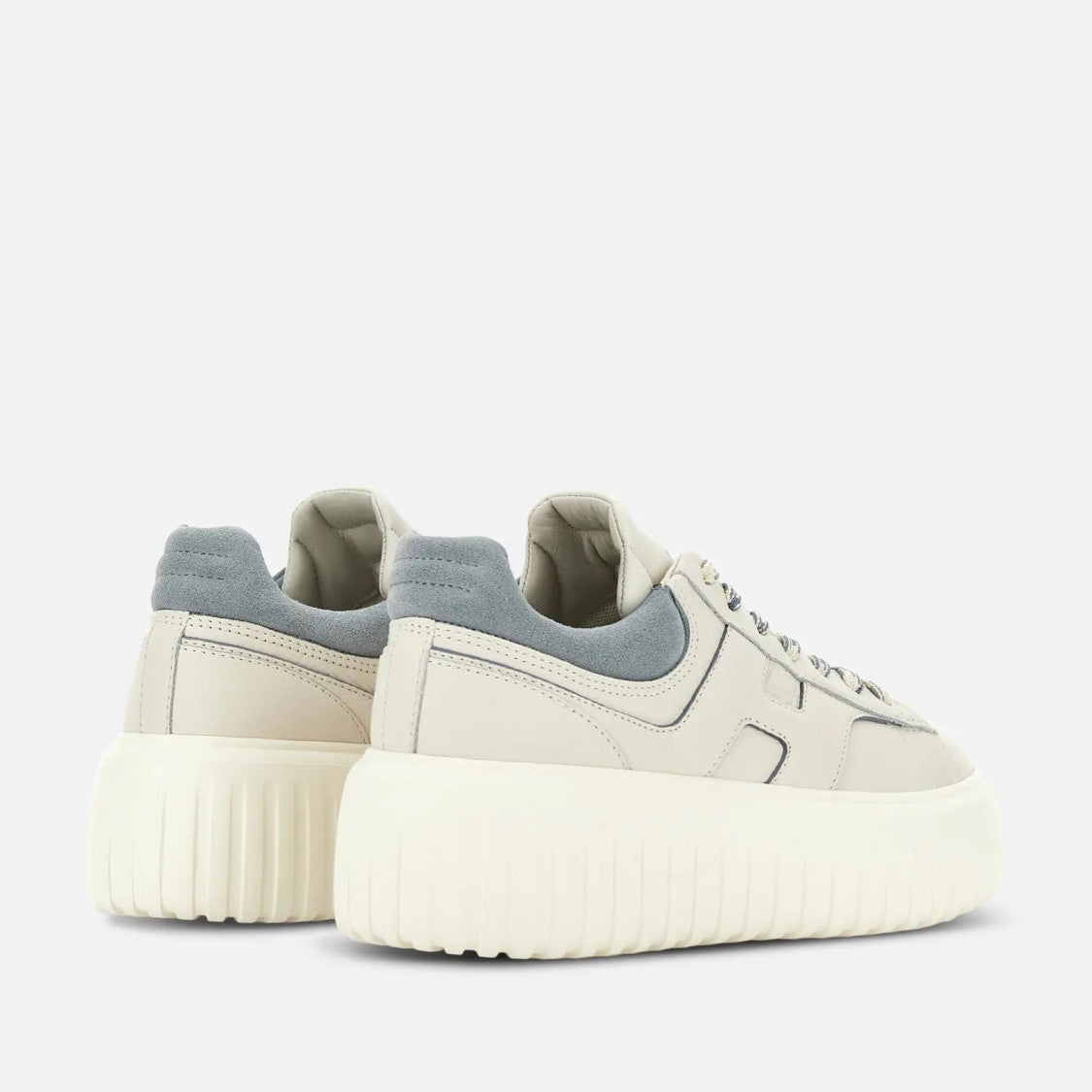 Hogan H-Stripes Lace-Up Leather Sneakers