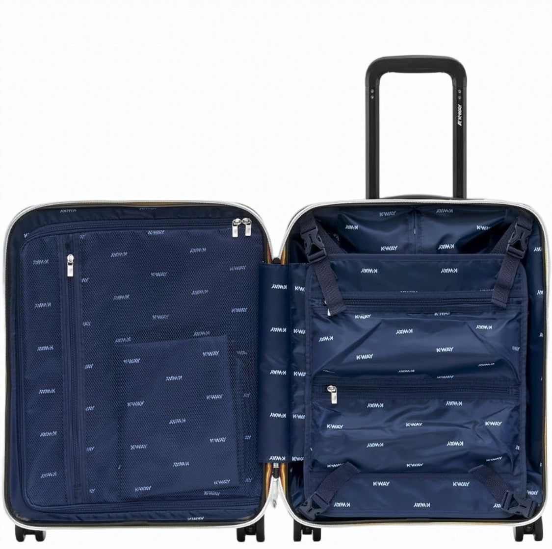 K-Way Eudoxie Logo Polycarbonate Carry On Luggage