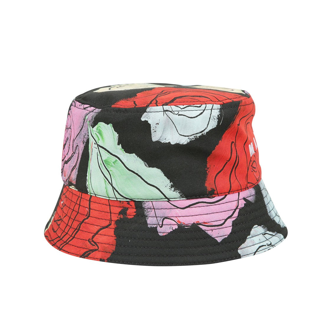 Marni Floral Wide-Brim Hat