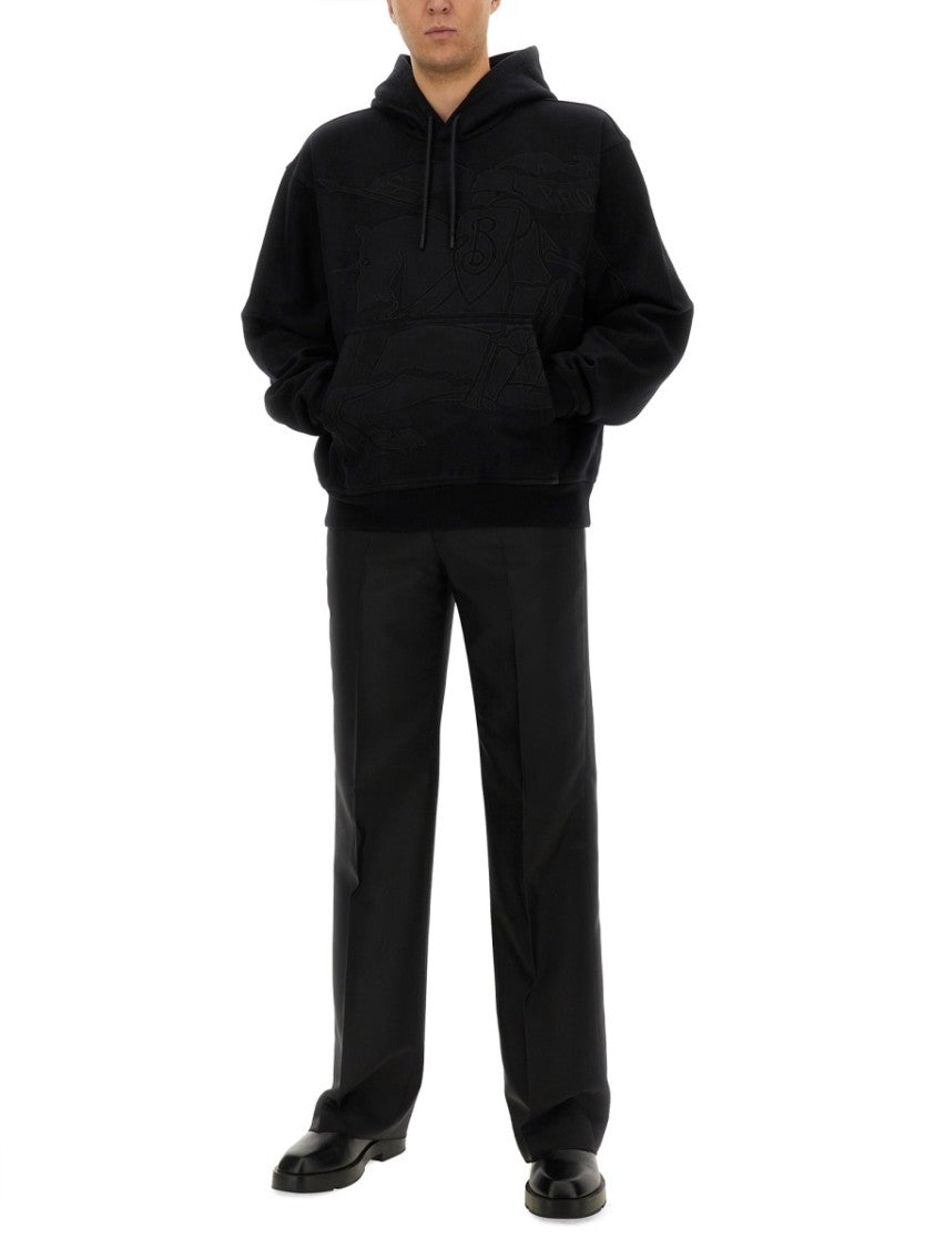 Burberry Relaxed Fit Black Hoodie