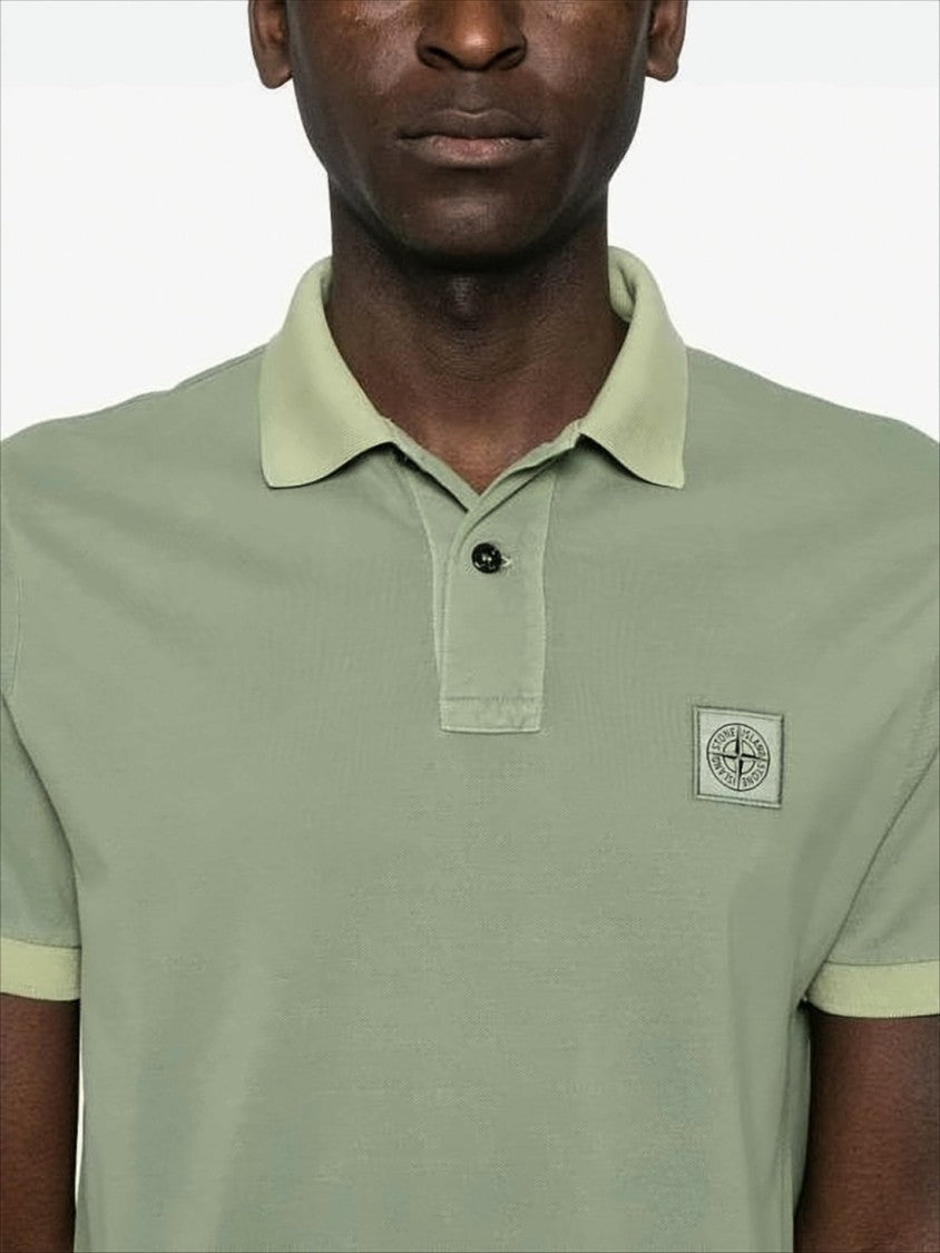 Stone Island Classic Short-Sleeve Polo Shirt