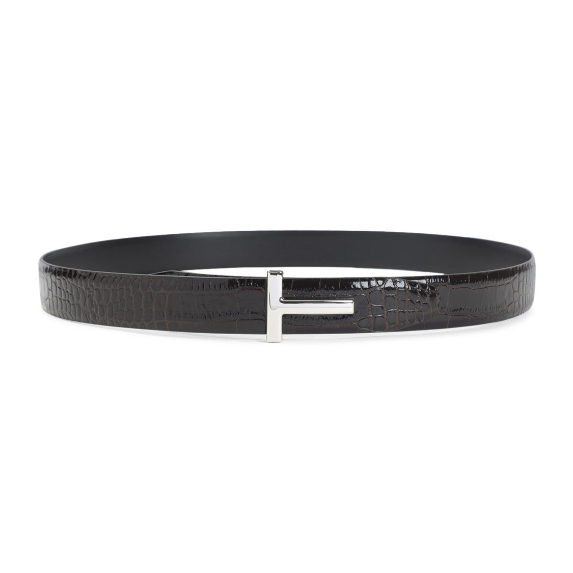 Tom Ford Espresso Brown Calf Leather Belt