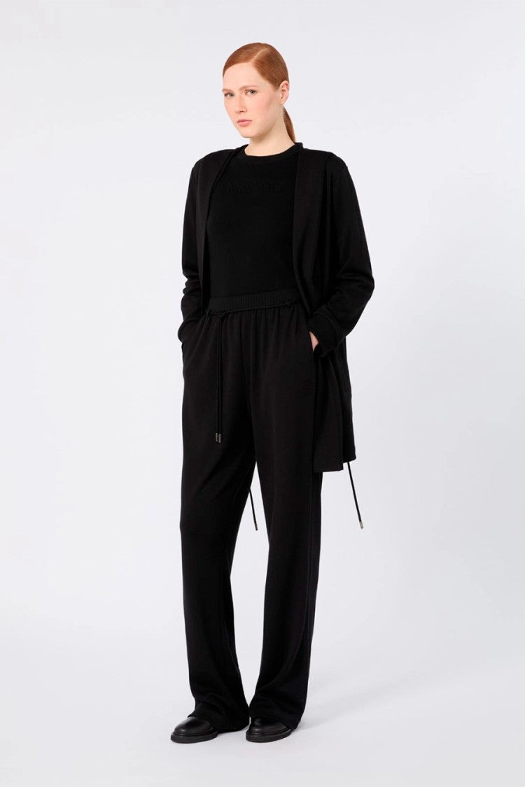 Max Mara Black Mxmmanto Crewneck Wool Sweater