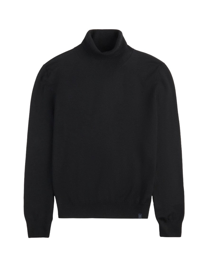 Fay Turtleneck Sweater In Fine Knit Wool