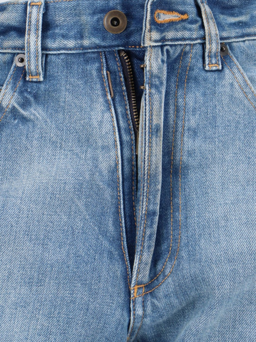 Maison Margiela Classic Blue Jeans With Straight-Leg Cut