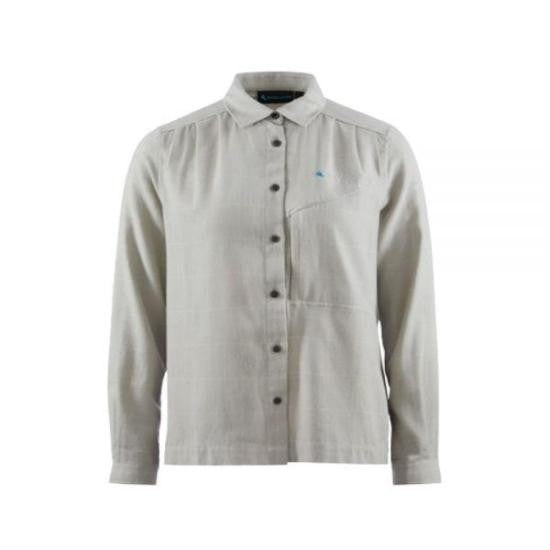 Klattermusen Relaxed Fit Long-Sleeved Shirt With Classic Collar And Pleating Details