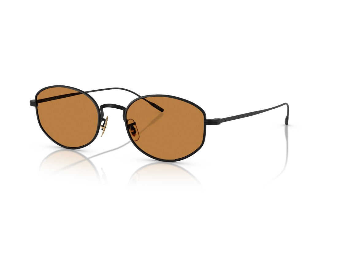 Oliver Peoples 0Ov1347st Black Thin Metal Round Frame Sunglasses