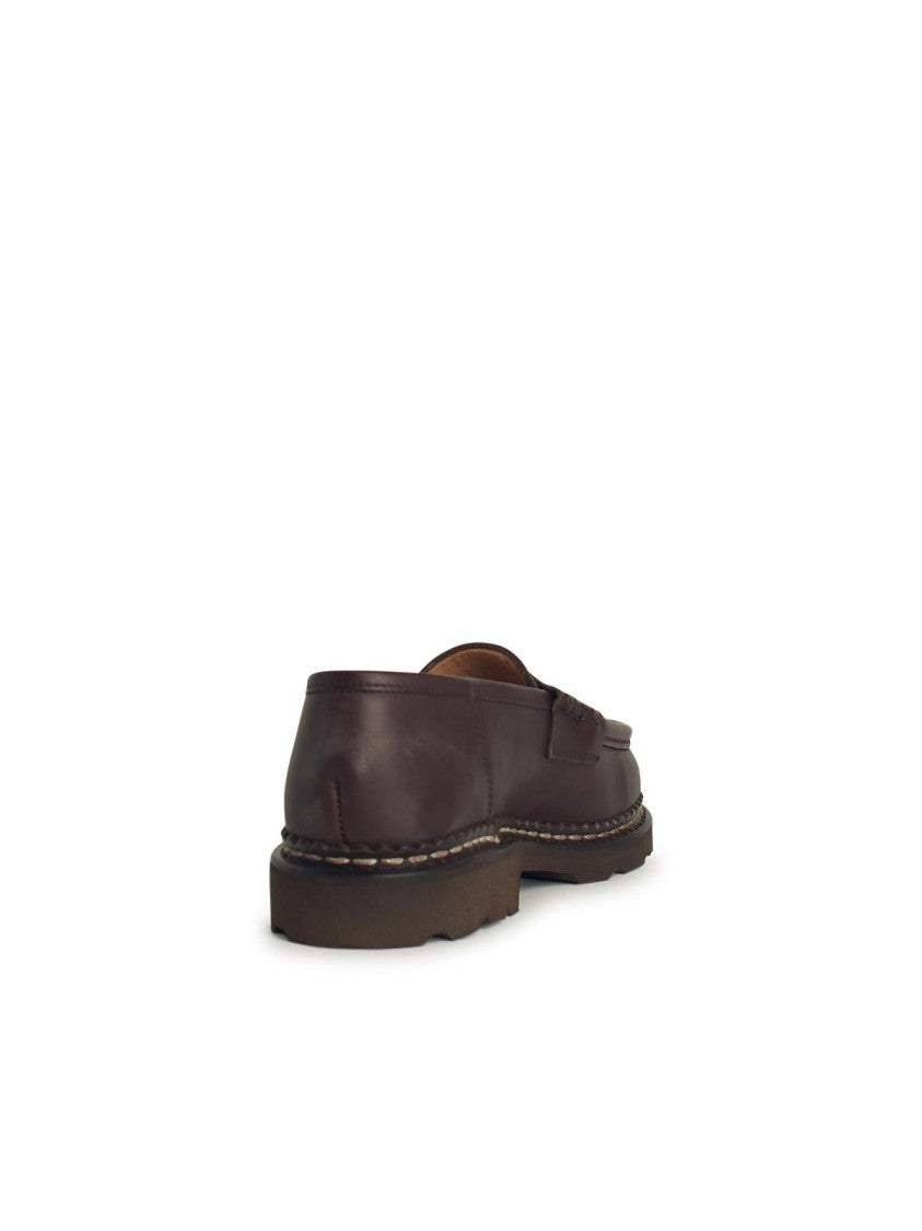 Paraboot 'Remis' Brown Leather Loafers