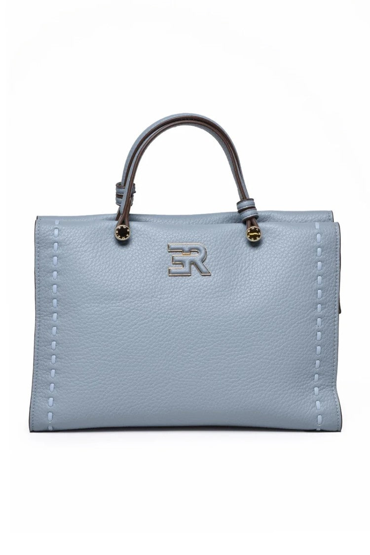 Ermanno Firenze Petra Small Tote Bag - Light Blue