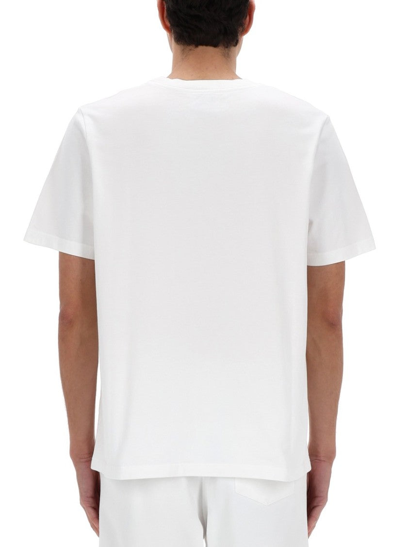 Casablanca White Abstract Graphic Print Cotton T-Shirt