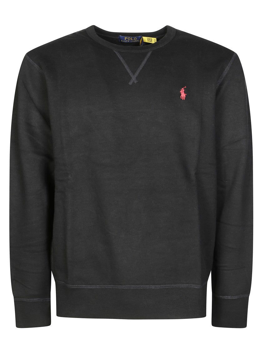 Polo Ralph Lauren Classic Crewneck Sweatshirt With Ribbed Details