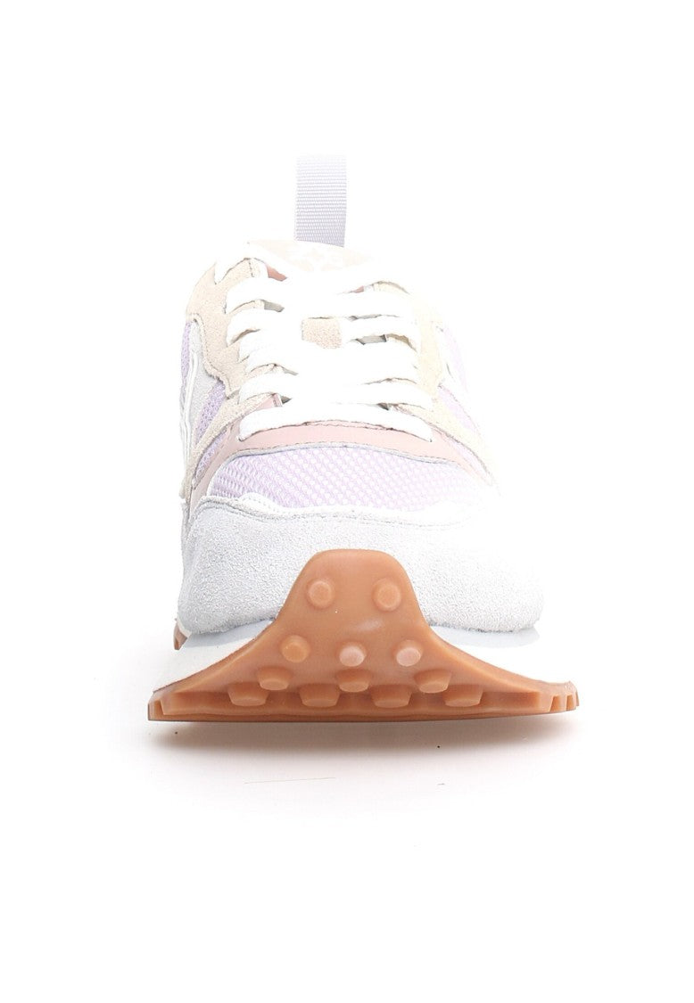 W6yz Suede And Technical Fabric Sneakers Contrasting