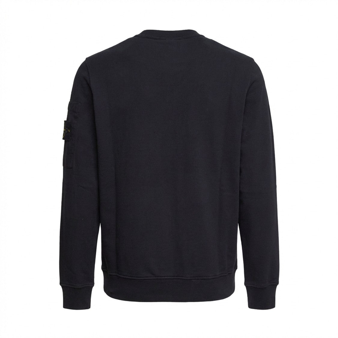 Stone Island Ripstop Pocket Cotton Fleece Crewneck Sweatshirt
