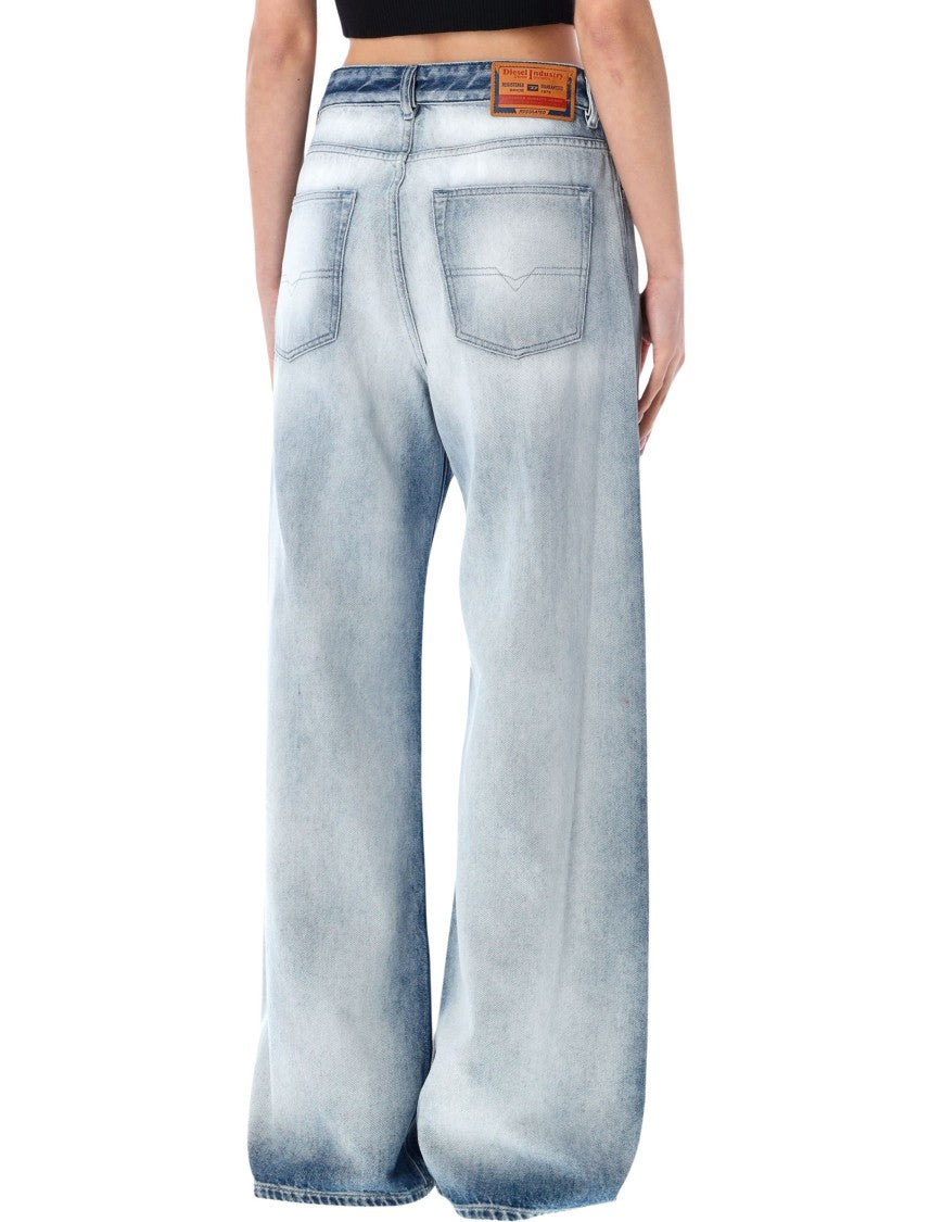 Diesel 1996 D Sire Light Blue Oversized Jeans