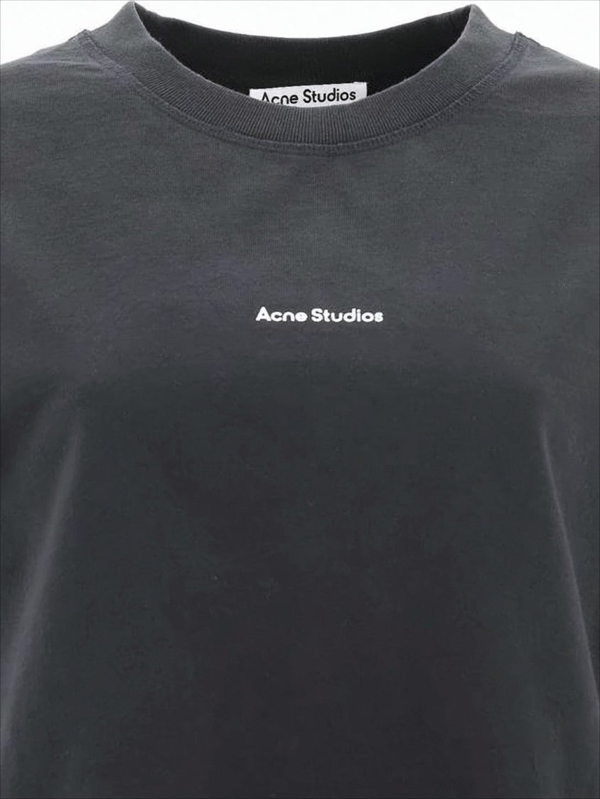Acne Studios Cropped Black T-Shirt