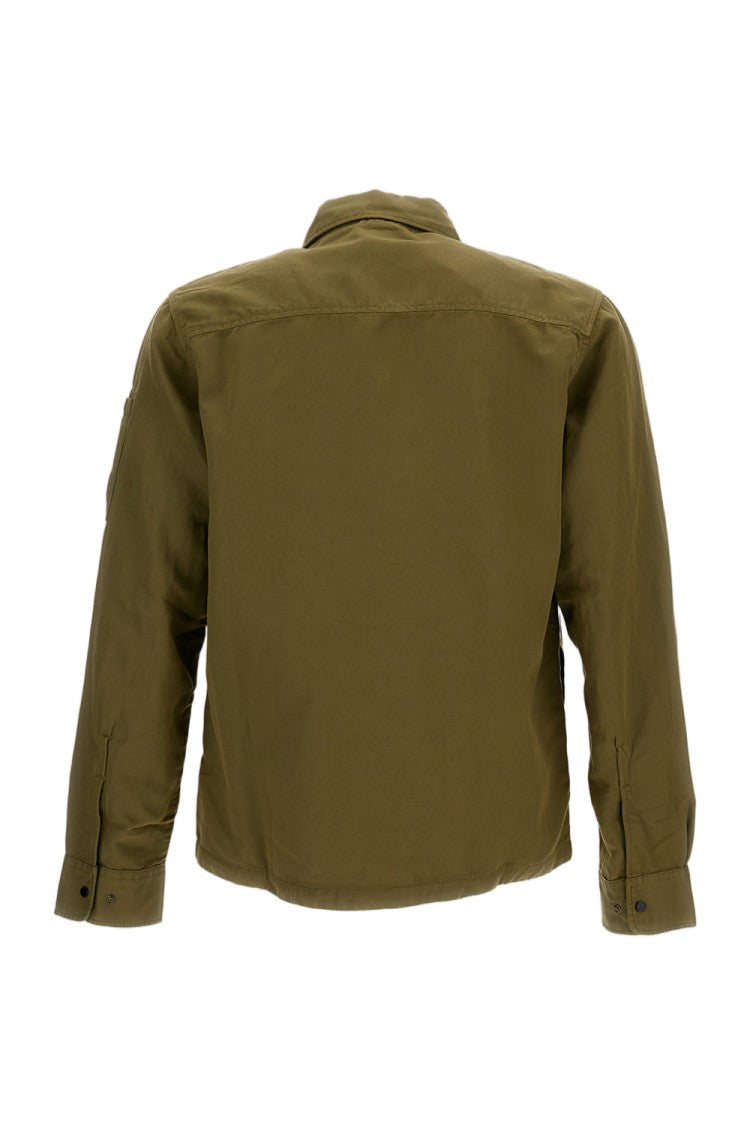 C.P. Company Oversized Organic Gabardine Zip-Up Shirt