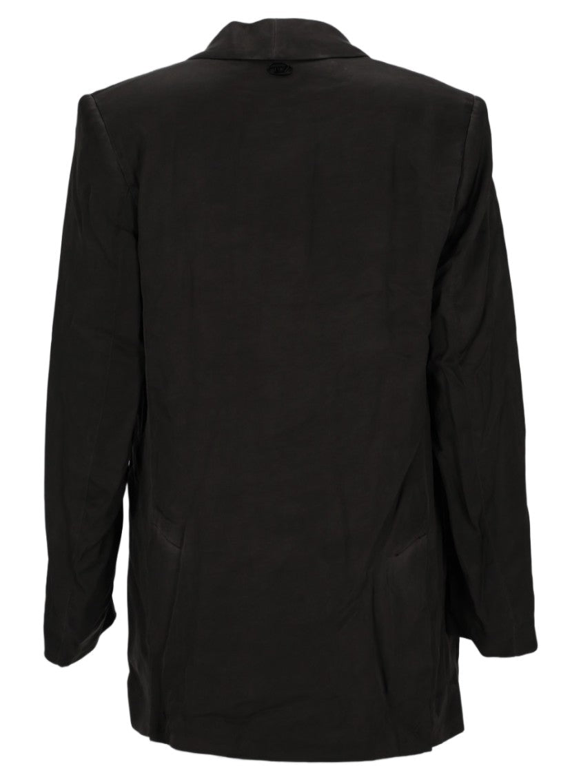 Diesel Double-Breasted Fluid Viscose Blazer