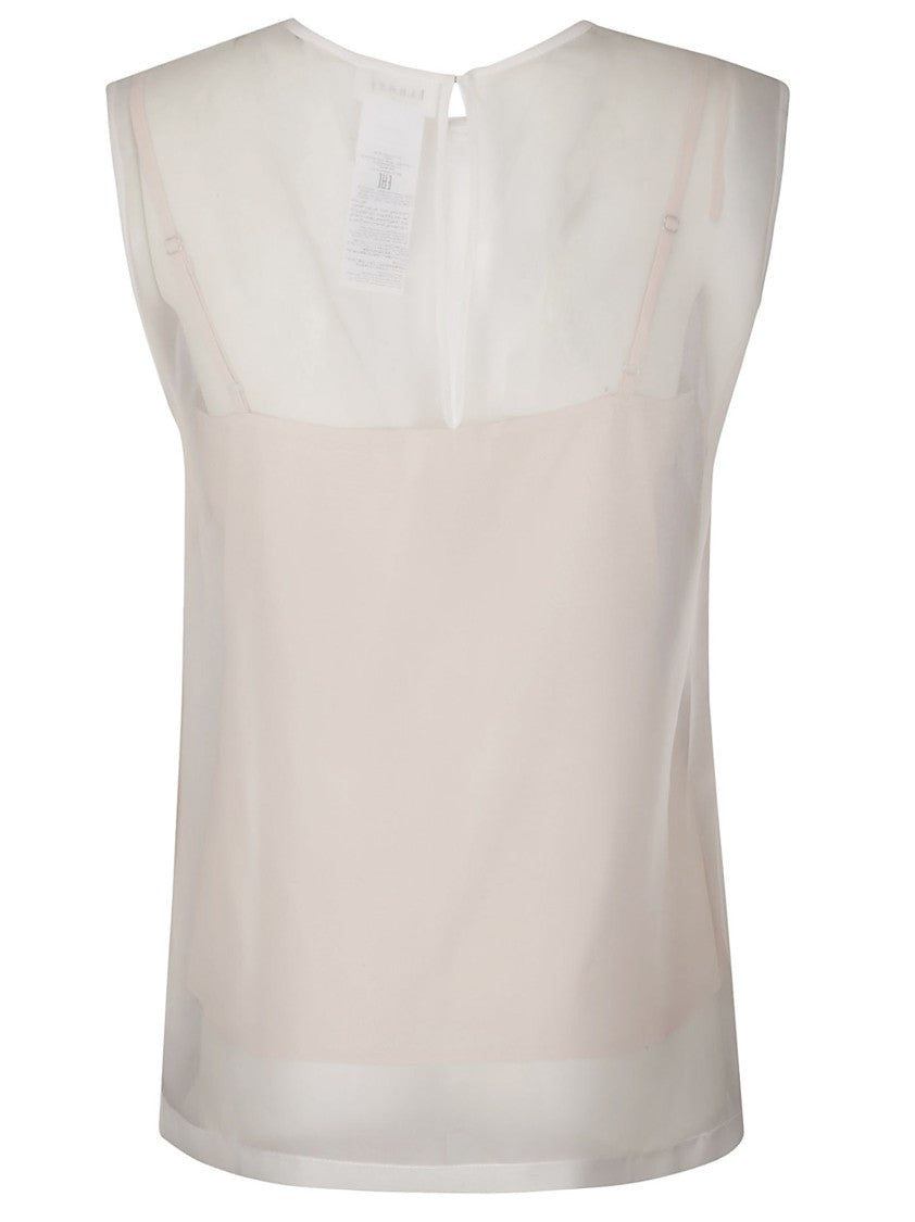 P.A.R.O.S.H. Transparent Silk Shirt With Underlayer