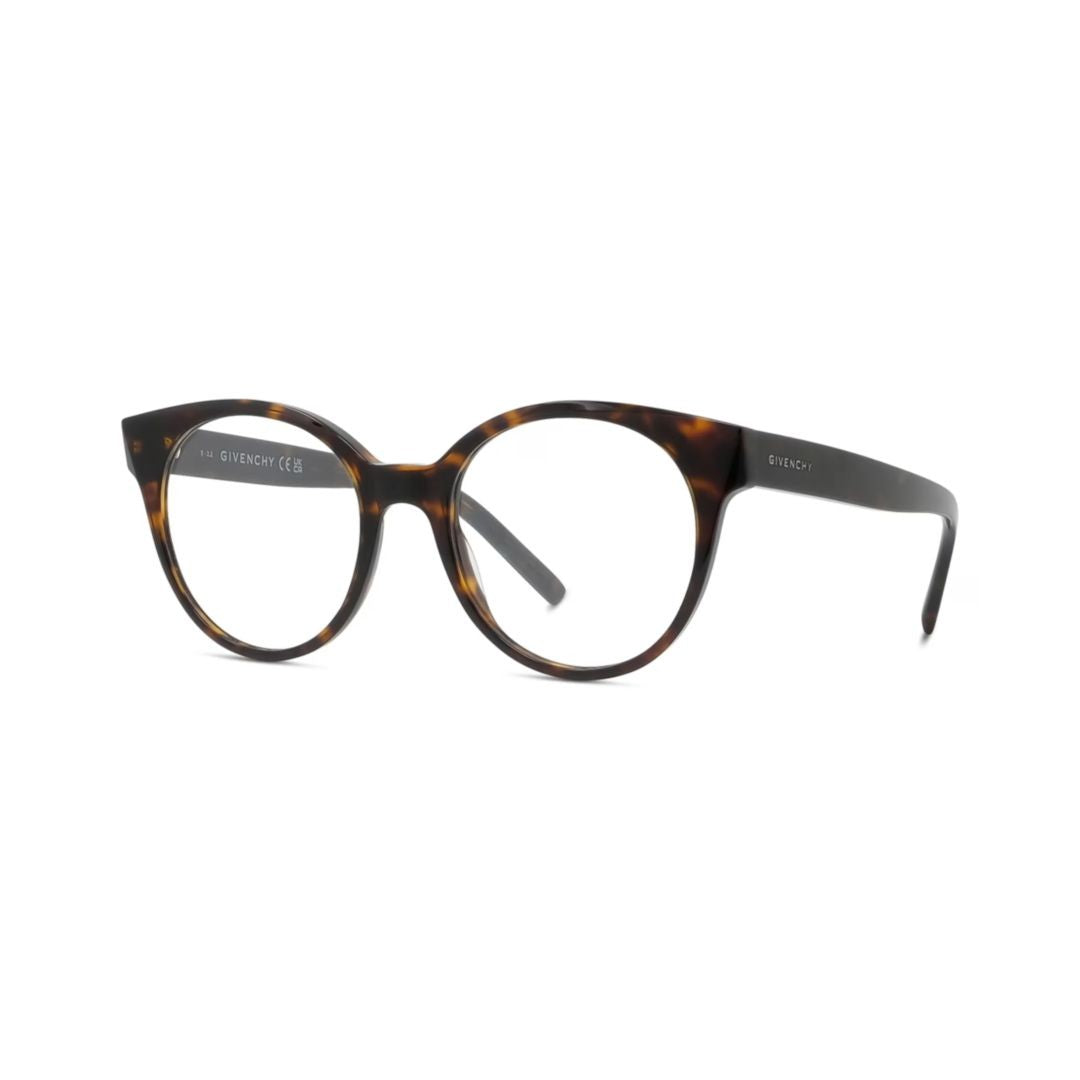 Givenchy Gv50028i Round Tortoiseshell Eyeglasses With Durable Frame