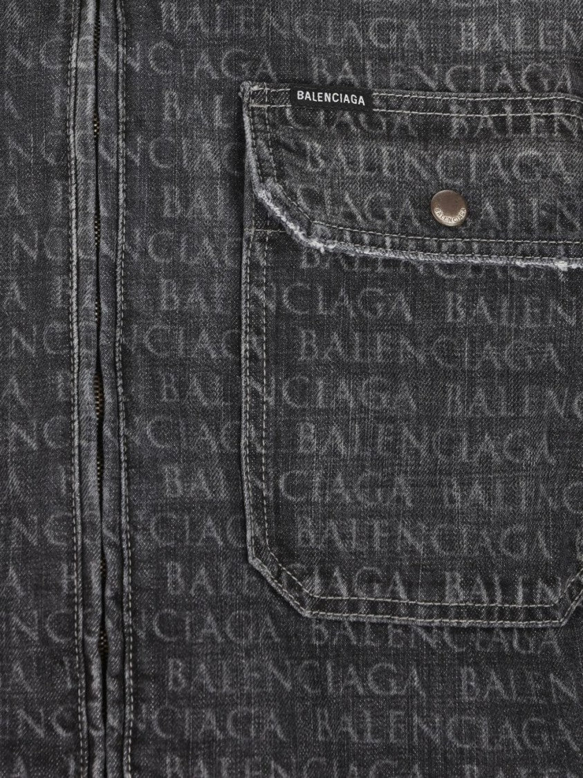 Balenciaga Washed Black Shirt