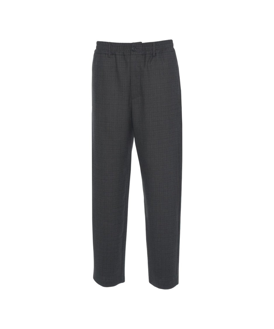 Grifoni Plaid Trousers With Straight Cut