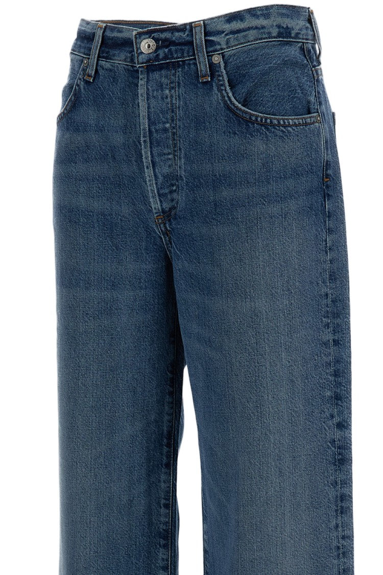 Citizens Of Humanity High-Rise Wide-Leg Jeans In Raine Wash