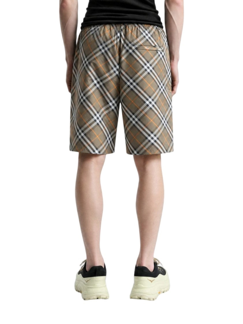 Burberry Checkered Elastic Waistband Shorts