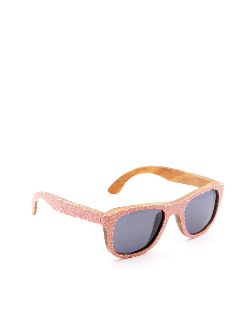Moli@Limo Pink/Purple Wood&Jens Textured Acetate Sunglasses