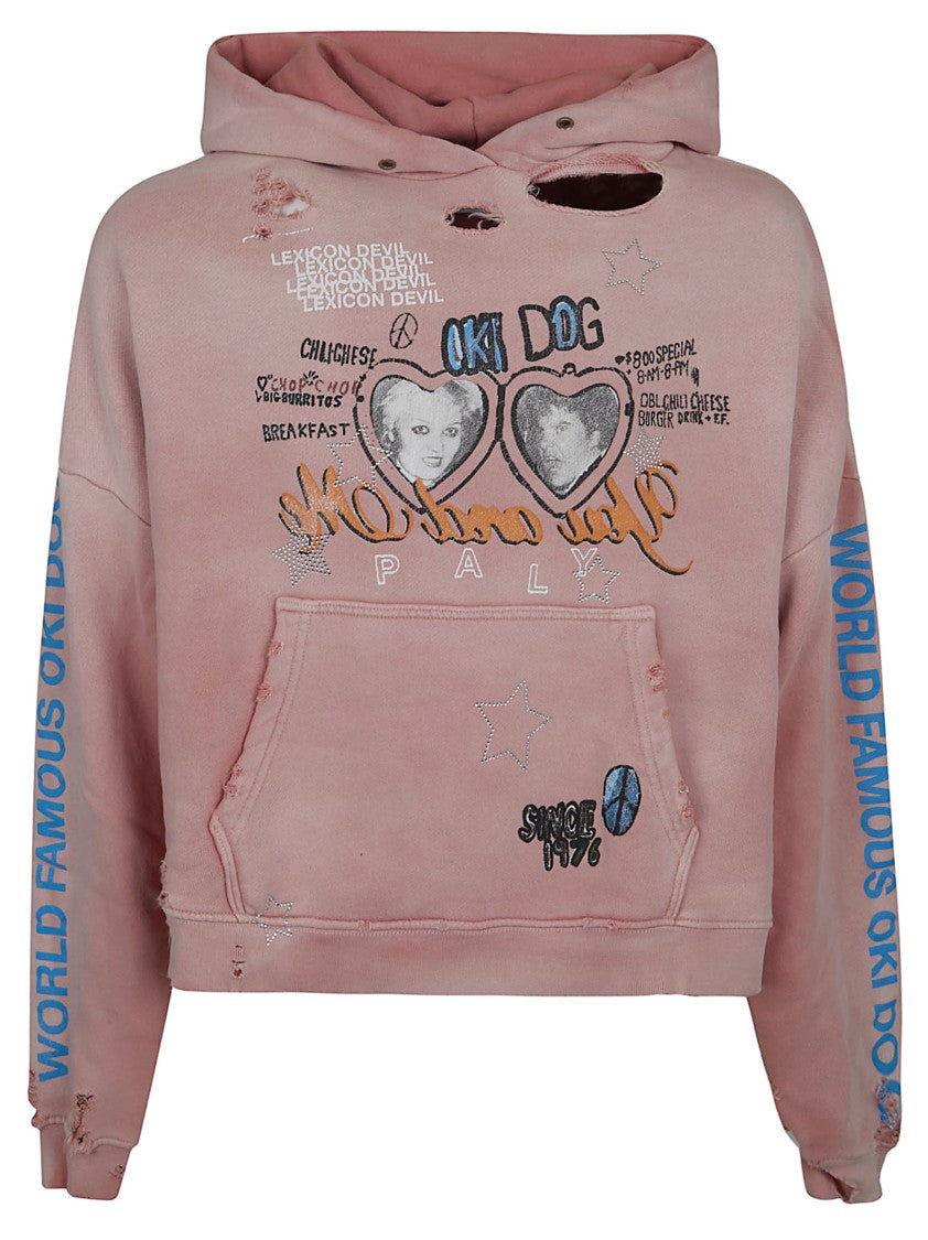 Paly Cropped Oki Dog Hoodie
