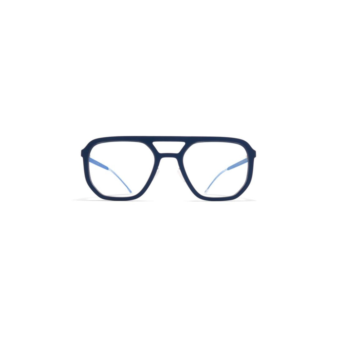 Mykita Dark Blue Dalur Double Bridge Geometric Sunglasses