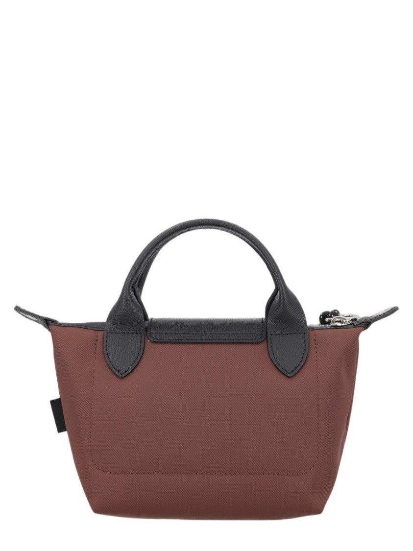 Longchamp Compact Structured Tote Bag With Top Handle And Adjustable Strap