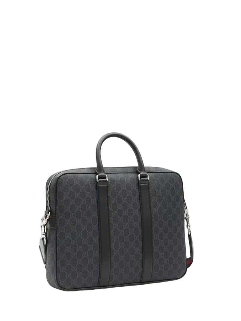 Gucci Canvas Tote Bag With Monogram Pattern
