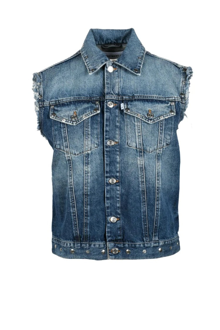 Department 5 Denim Vest - Blue